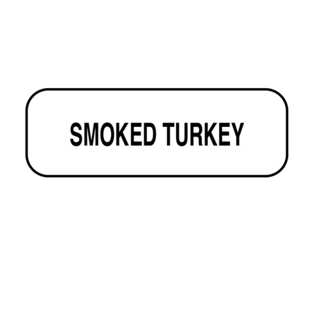 Smoked Turkey Label 1/2 X 1-1/2